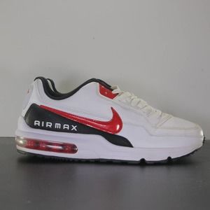 Nike Air Max LTD 3 Low White Black Red Men's Sneakers 004584 Size 8.5 Mens